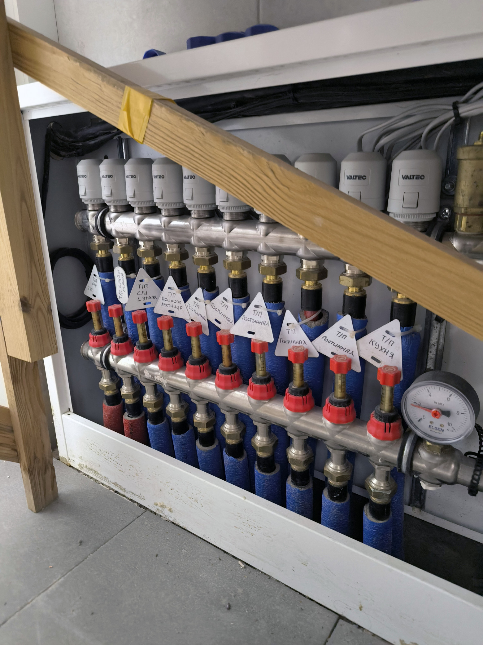 Электротермические приводы теплых полов  