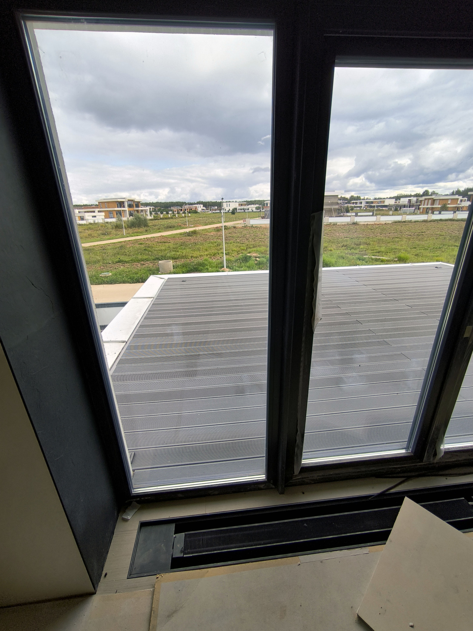 Вид на террасу второго этажа  