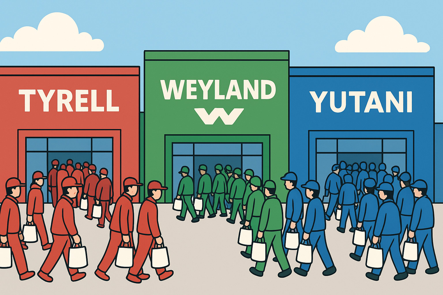 Мегакорпорации поделили потребителей и весь мир