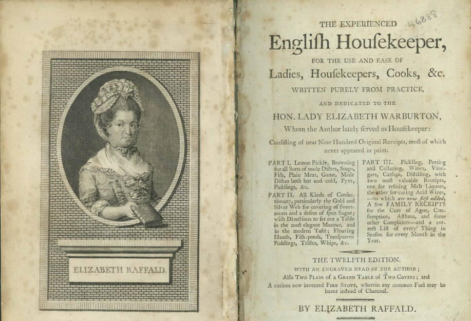 Оригинальное издание книги «Опытный английский домохозяин» 1769 года, окончательно закрепившего макароны с сыром и соусом бешамель в английской кухне