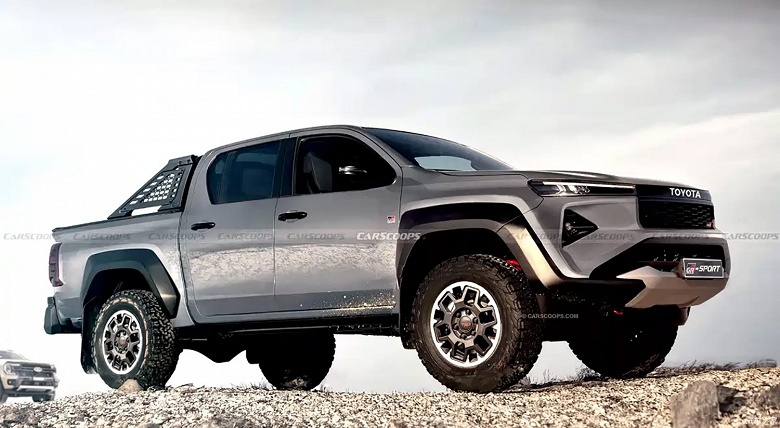 Совершенно новый Toyota Hilux выходит в ноябре. Он получит моторы мощностью 204 и 330 л.с.