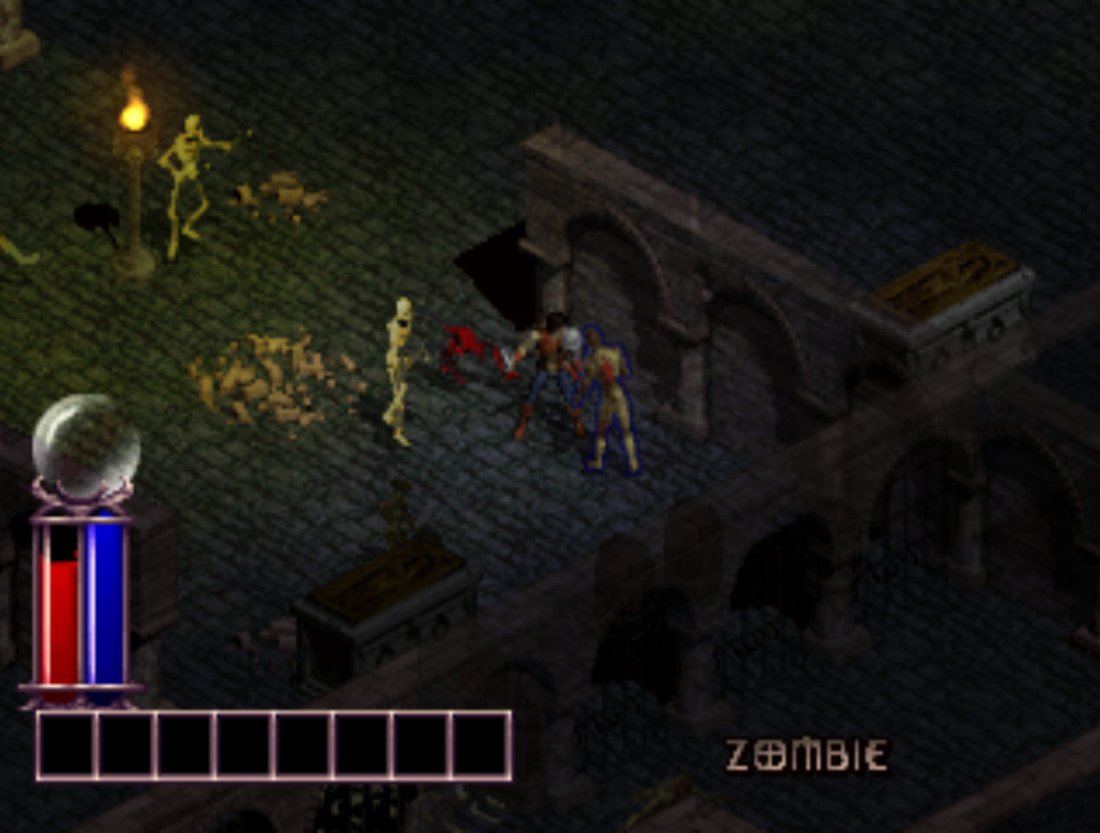 Рис 4. Полное погружение в Диабло на PlayStation 1