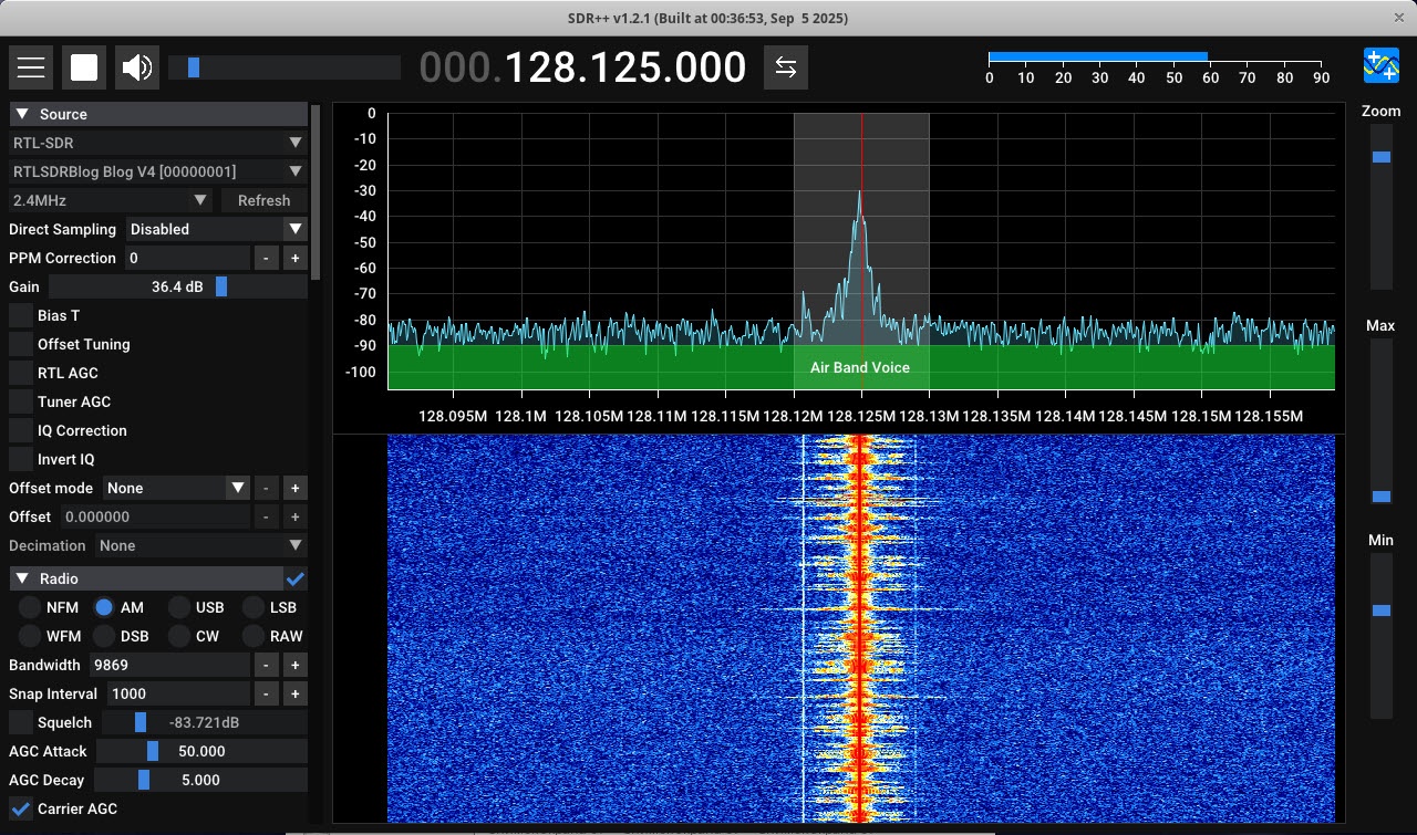 Рис. 7. Настройка для получения текущих погодных условий от диспетчерской станции аэропорта.