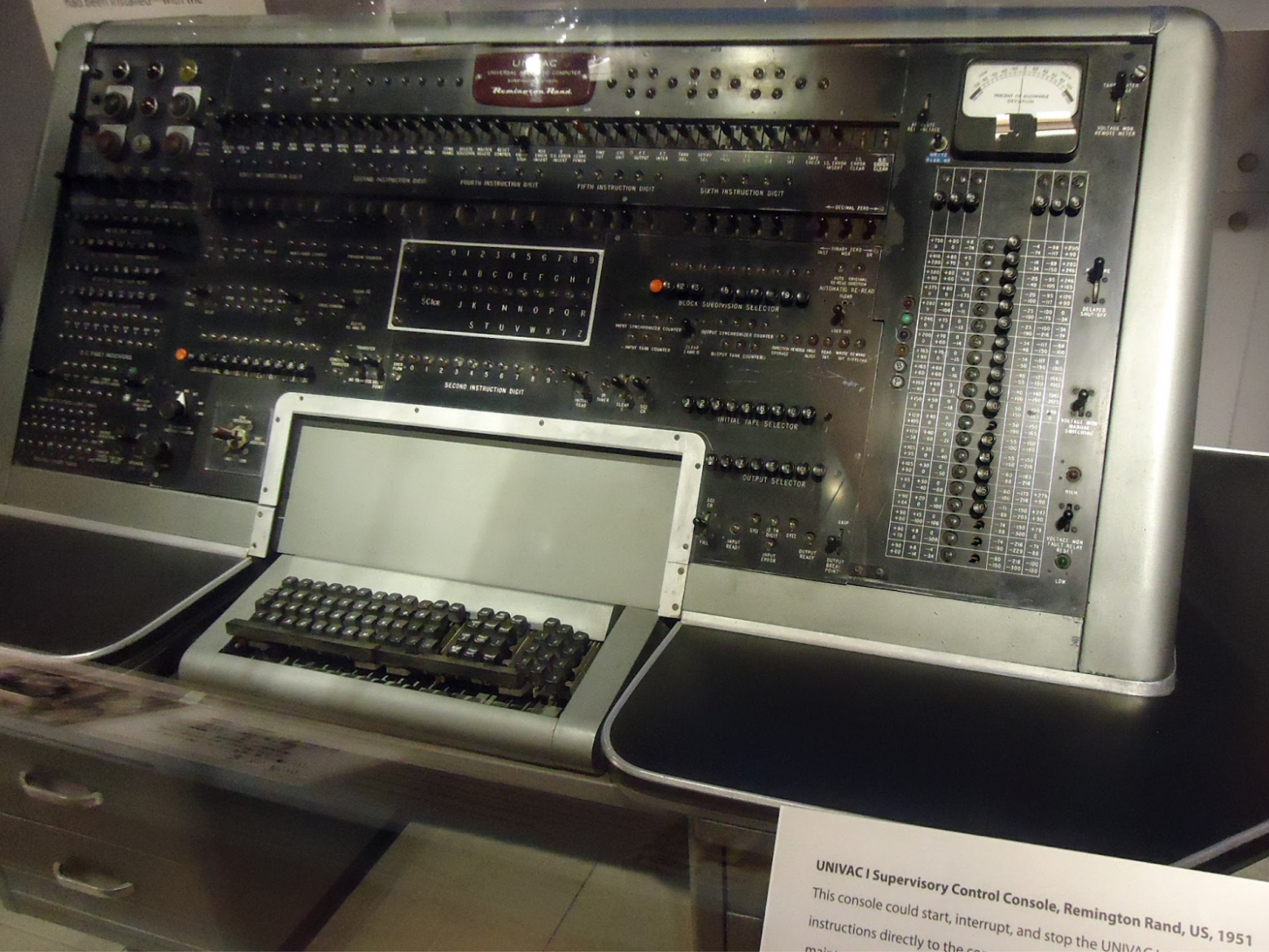 Пульт оператора UNIVAC I