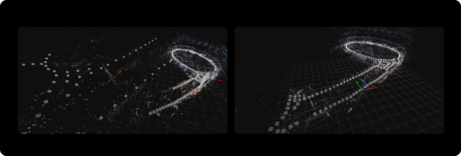 Слева — так размотало кусочек этажа из-за ложных матчей, справа — как должно быть
