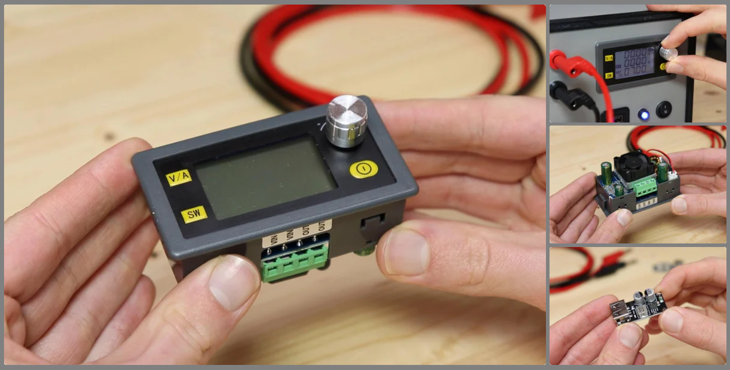 Лабораторный блок питания с плавной регулировкой, цифровым дисплеем и дополнительными выходами USB - 4