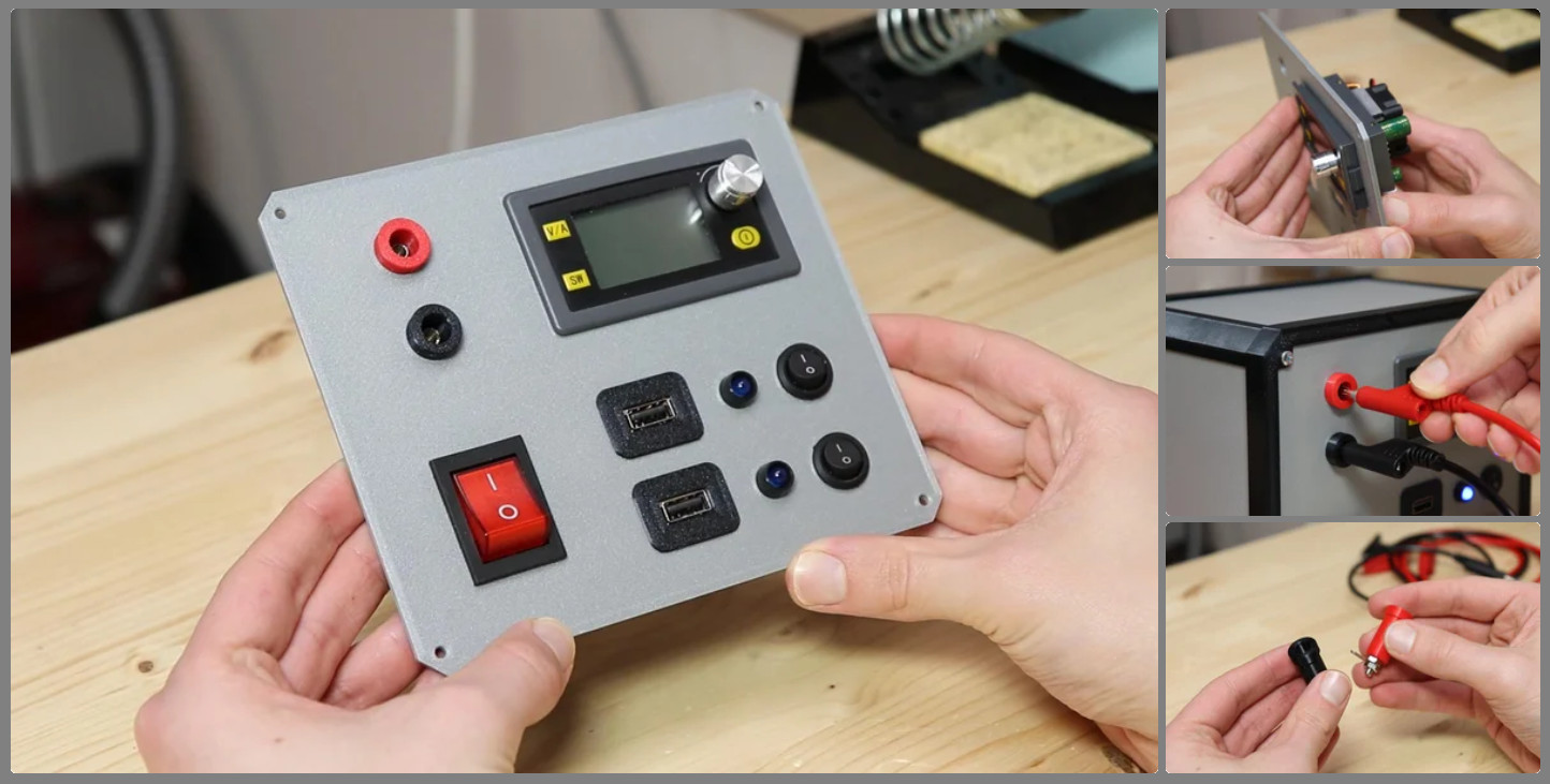 Лабораторный блок питания с плавной регулировкой, цифровым дисплеем и дополнительными выходами USB - 6