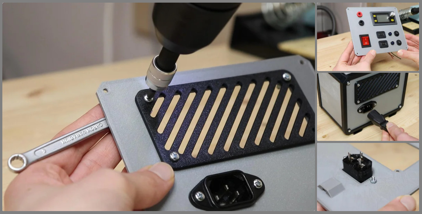 Лабораторный блок питания с плавной регулировкой, цифровым дисплеем и дополнительными выходами USB - 8