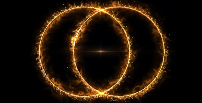 Астрономы обнаружили самый мощный и дальний «странный радиокруг» с двумя пересекающимися кольцами - 1 Астрономы обнаружили самый мощный и дальний «странный радиокруг» с двумя пересекающимися кольцами