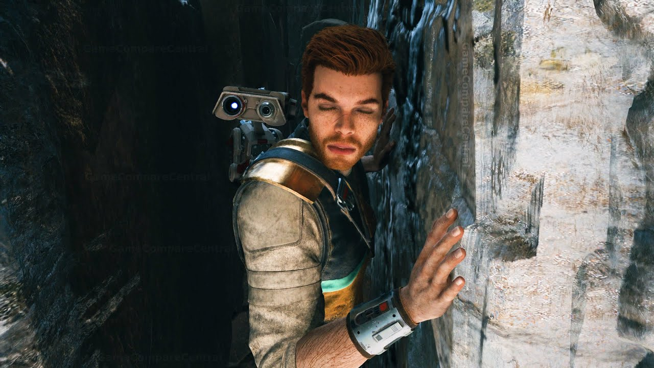 В Star Wars Jedi: Survivor (2023) узкие проходы встречаются чуть ли не в каждой локации