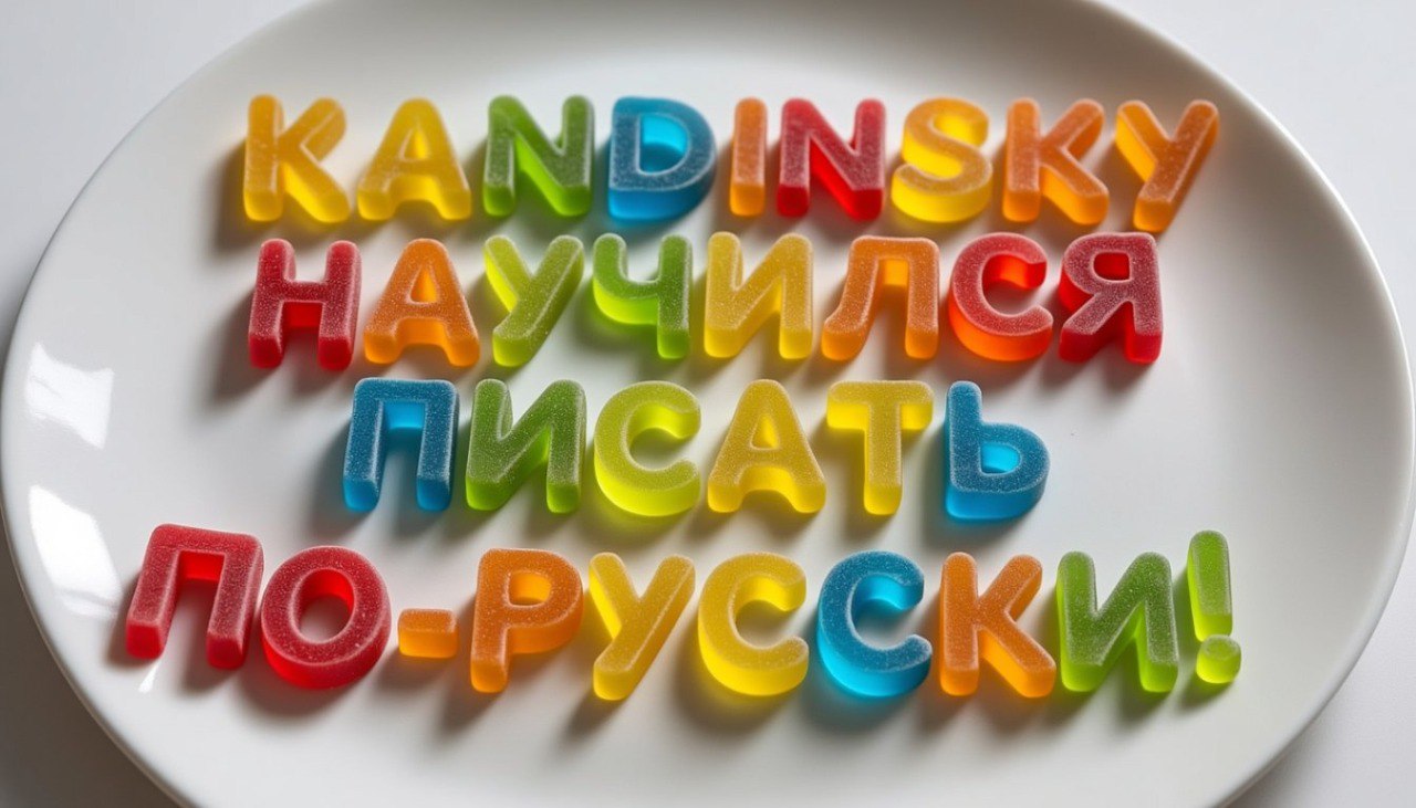 Kandinsky Image научился генерировать изображения с надписями на русском - 1