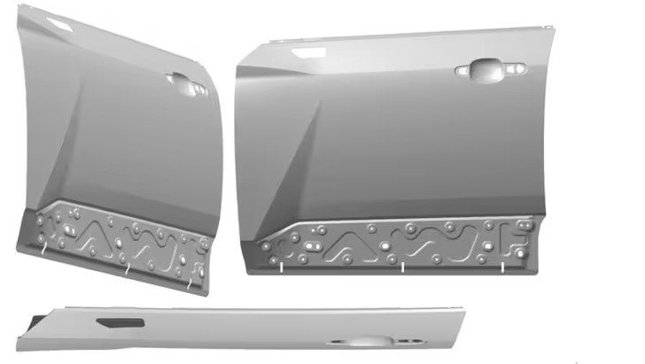 Первый кроссовер АвтоВАЗа — Lada Azimut — готовится к выходу. Производитель запатентовал панель двери