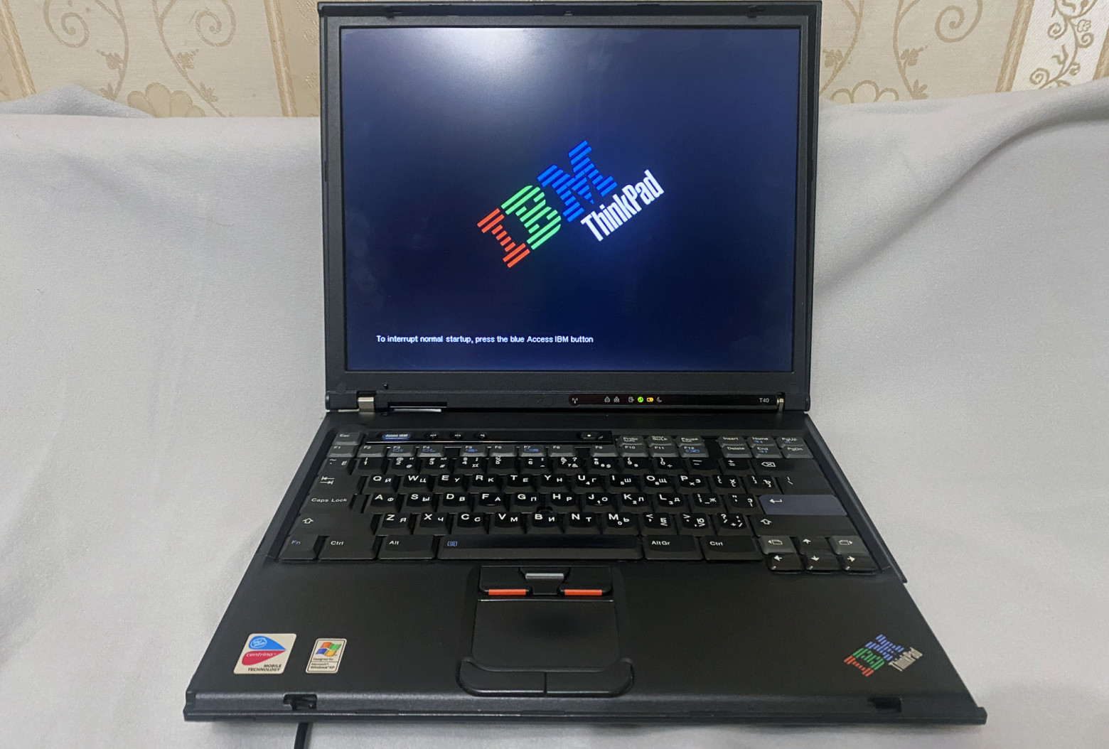 Возвращение легенды. Второе дыхание списанного IBM ThinkPad T40 - 1