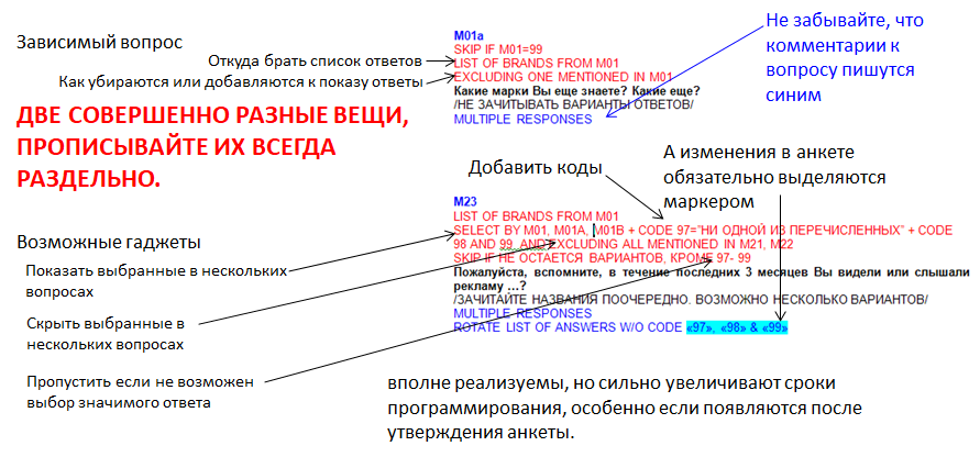 Всё что надо знать менеджеру по маркетинговым исследованиям в агентстве и маркетологу компании об оформлении анкеты - 6