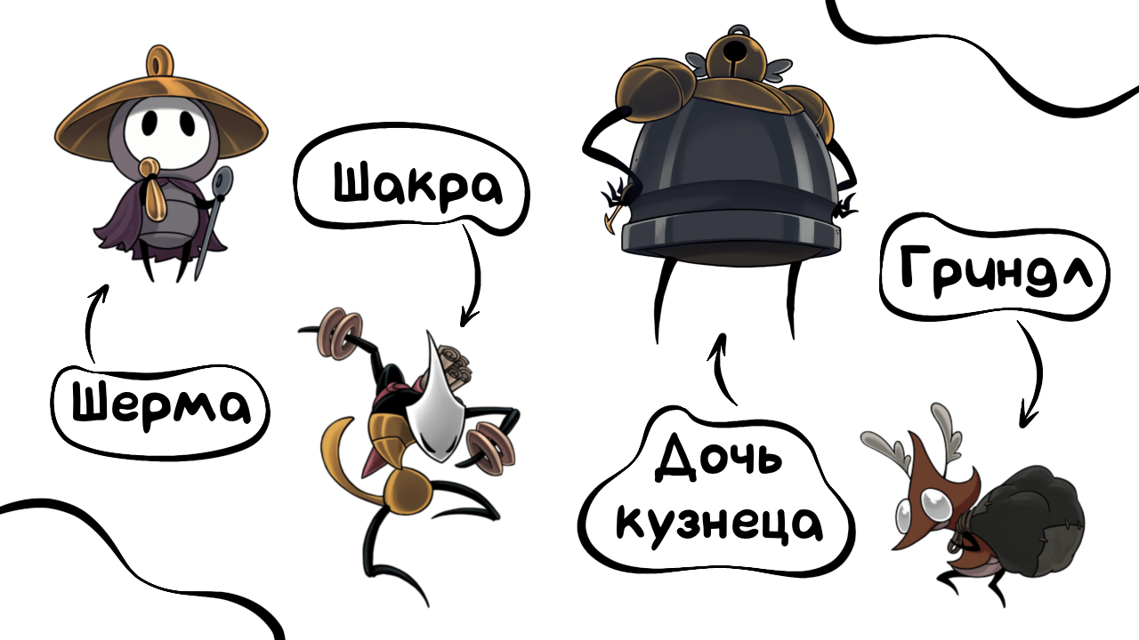 NPC в Hollow Knight: Silksong