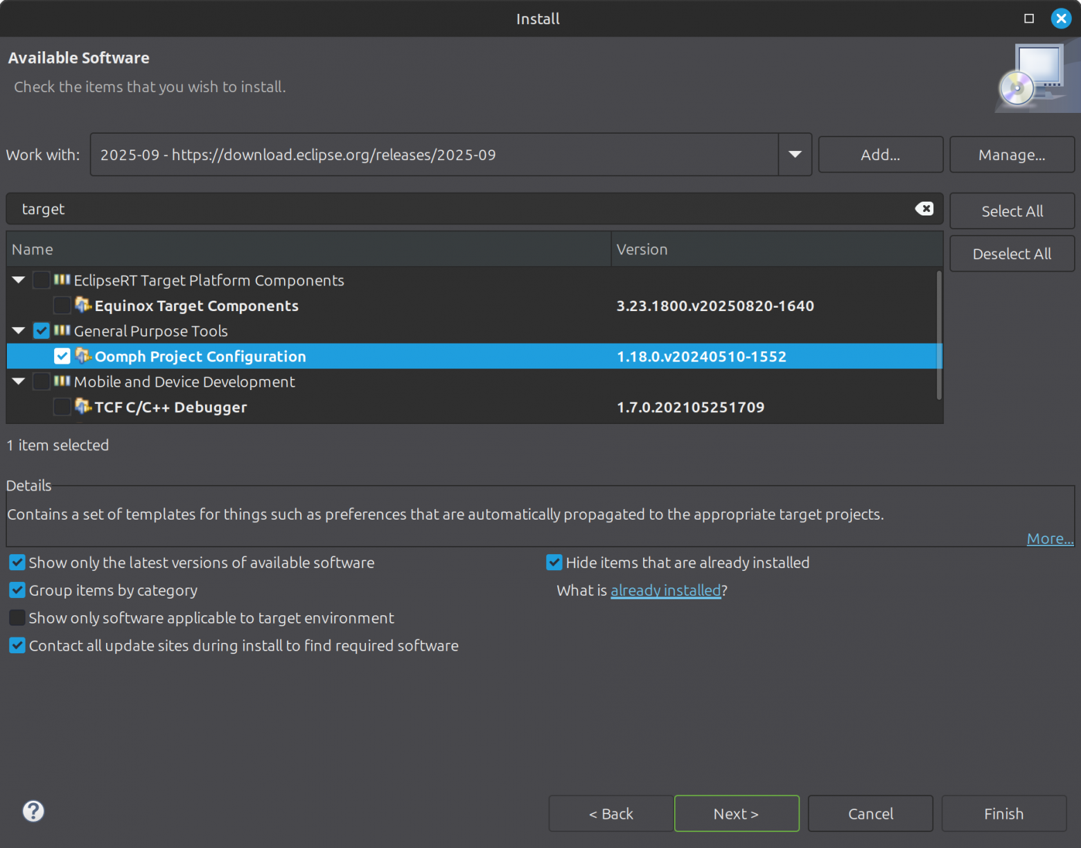 Установка плагина в Eclipse