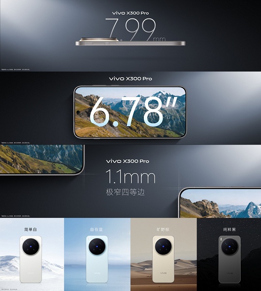 «Король фотографии с 200-мегапиксельной камерой Zeiss». Представлен Vivo X300 Pro — первый в мире флагман на Dimensity 9500 - 4 «Король фотографии с 200-мегапиксельной камерой Zeiss». Представлен Vivo X300 Pro — первый в мире флагман на Dimensity 9500