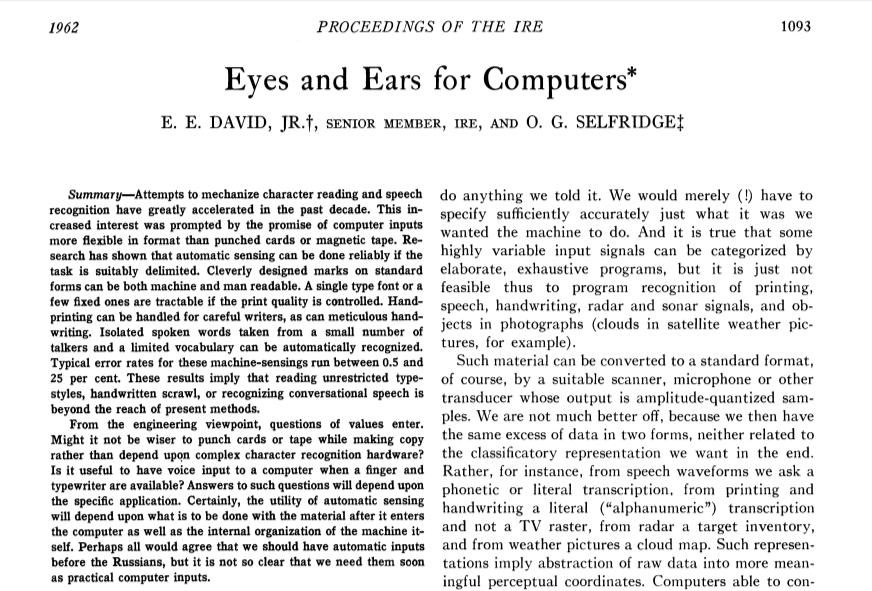 Краткая история машинного зрения: от статьи Селфриджа до первых патентов - 3 Краткая история машинного зрения: от статьи Селфриджа до первых патентов - 3
