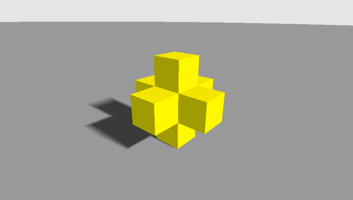 Множество, удаляемое из куба при первой итерации