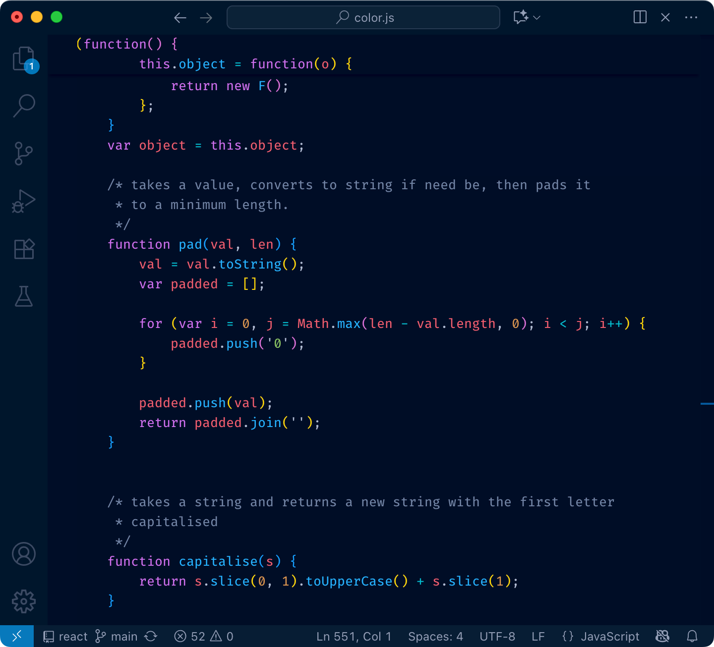 Плохая подсветка синтаксиса