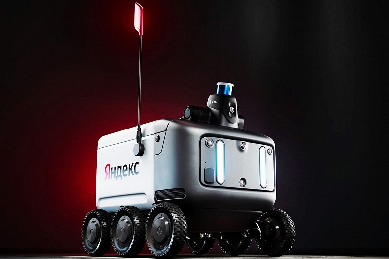 Не бит, не крашен, пробег &mdash; 8 тысяч доставленных заказов. Робот-курьер Яндекса выставлен на продажу за 1 млн рублей