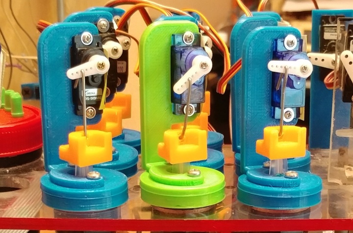 Самодельные клапана из шприцов и серво-машинок