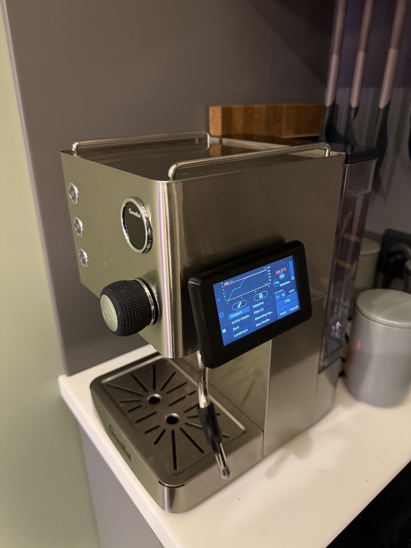 Gemilai 3007Z с установленным Gaggiuino