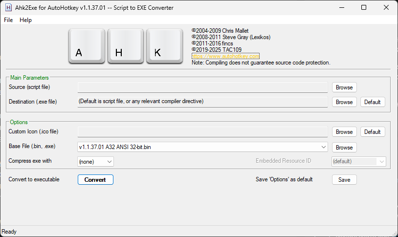 Пример работы AutoHotkey