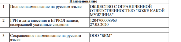 ООО «Твинта», ООО «ОЛОЛО АЙНАНЭ» и ООО «МАЙ ГАД»: ТОП самых забавных названий российских ОООшек