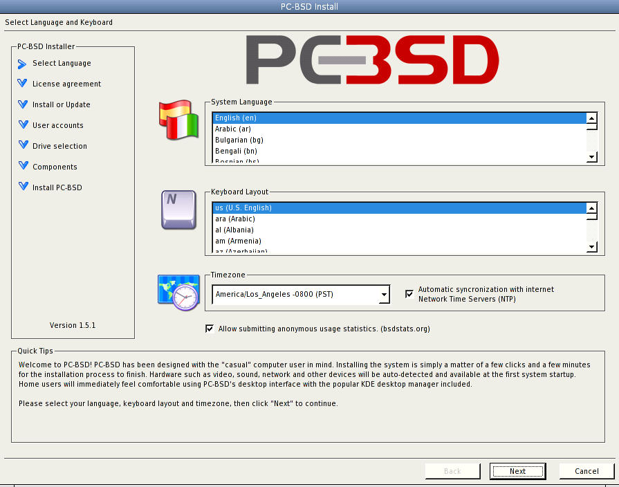 Установщик PC-BSD
