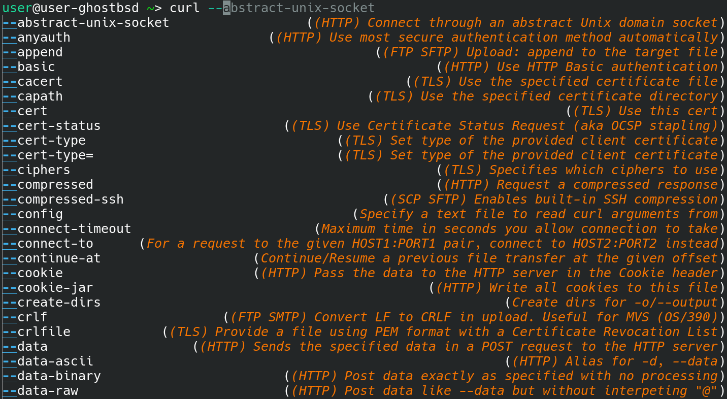 Работа автодополнения в fish
