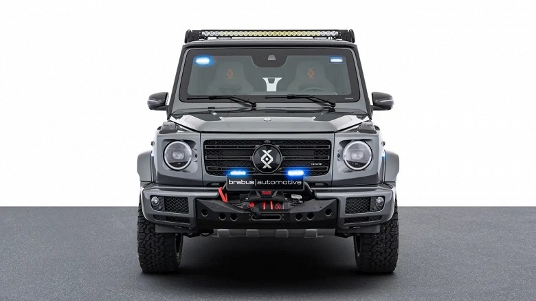 Пуленепробиваемый Mercedes-Benz G 500 массой 4 тонны с V8 и расходом 19 л/100 км. Brabus представил бронированный G-Class Invicto Mission VR6 Plus ERV
