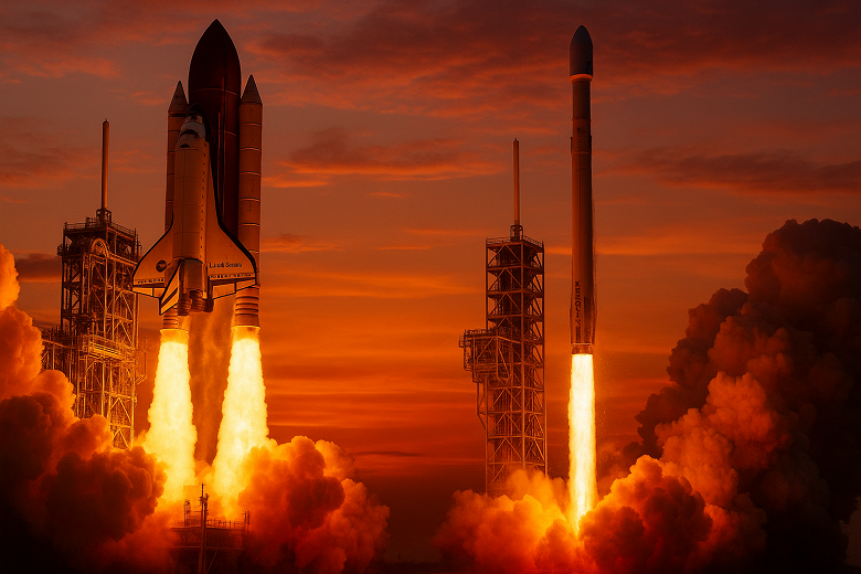 У NASA и Space Shuttle на это ушло 30 лет, а SpaceX справилась менее чем за год: совершено 135 запусков ракет - 1 У NASA и Space Shuttle на это ушло 30 лет, а SpaceX справилась менее чем за год: совершено 135 запусков ракет