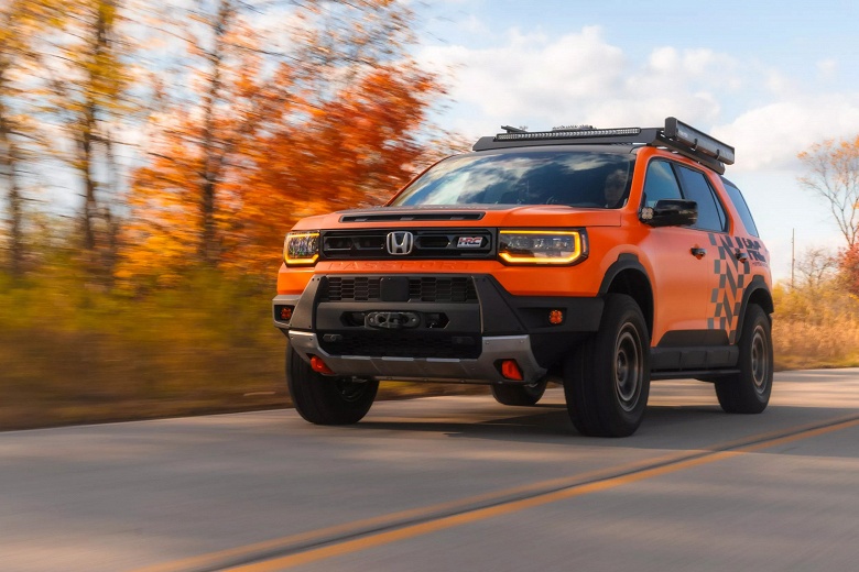 60 мм лифта подвески, алюминиевая защита днища, лебедка на 3,6 тонны, а также 10-ступенчатый «автомат» и 289 л.с. Представлен Honda Passport TrailSport HRC - 1 60 мм лифта подвески, алюминиевая защита днища, лебедка на 3,6 тонны, а также 10-ступенчатый «автомат» и 289 л.с. Представлен Honda Passport TrailSport HRC