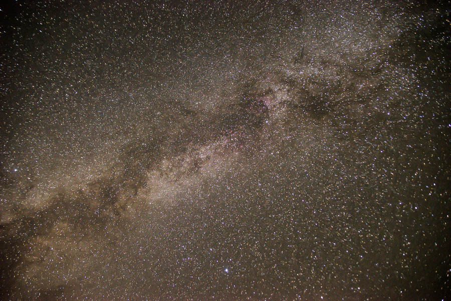 Млечный путь на широком угле