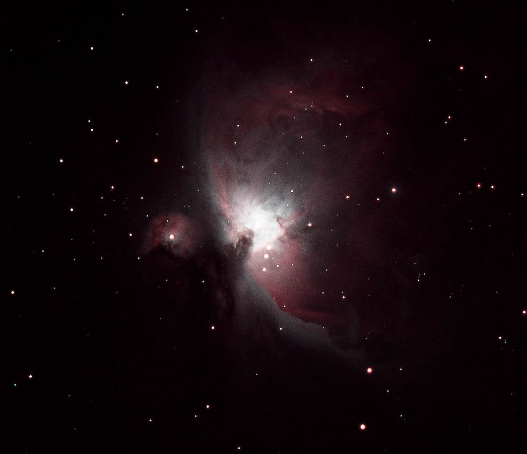 Туманность Ориона, снята из города через UHC фильтр