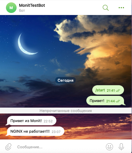 Спокойствие админа: автоматический мониторинг и Telegram-уведомления с Monit - 11 Спокойствие админа: автоматический мониторинг и Telegram-уведомления с Monit - 11