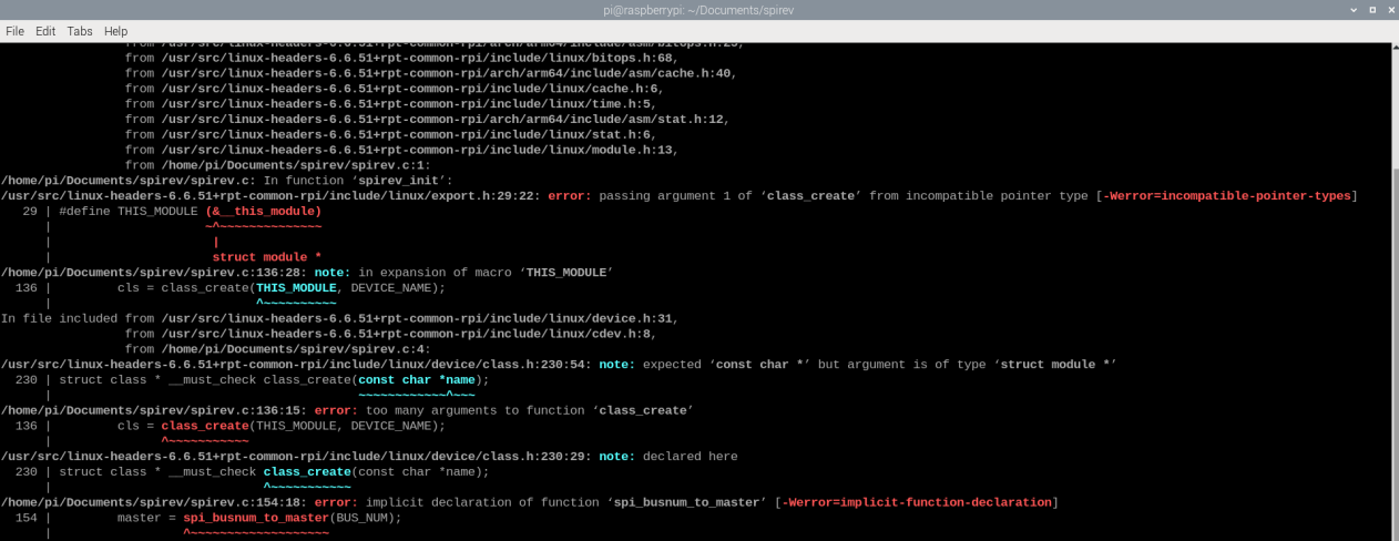 В версии ядра 6.6 даже синтаксис функции create_class изменился, я уж глубже не стал копать проблему совместимости