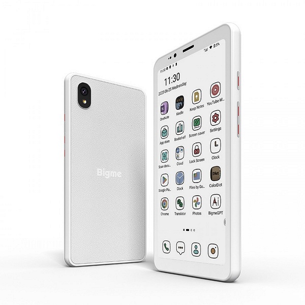 Цветной либо монохромный экран E ink на выбор и цена всего от 250 долларов. Представлен смартфон Bigme HiBreak S