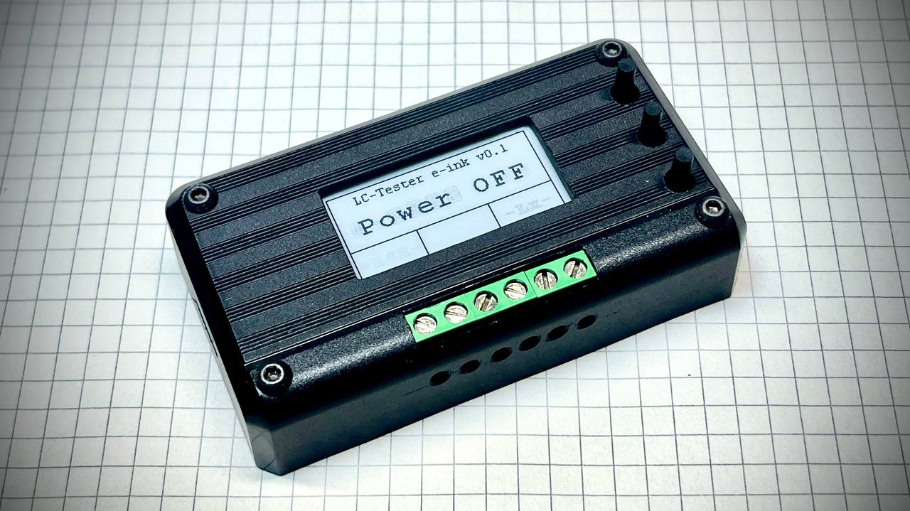 Простой LC-пробник с e-ink дисплеем - 1