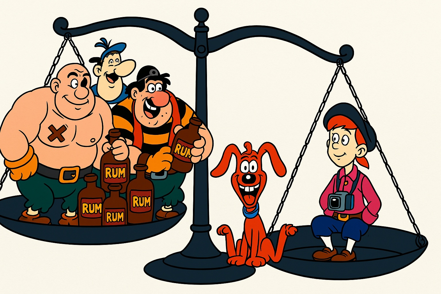 Равен ли голос трёх антисоциальных пиратов голосу полезного гражданина Джима Хокинса?