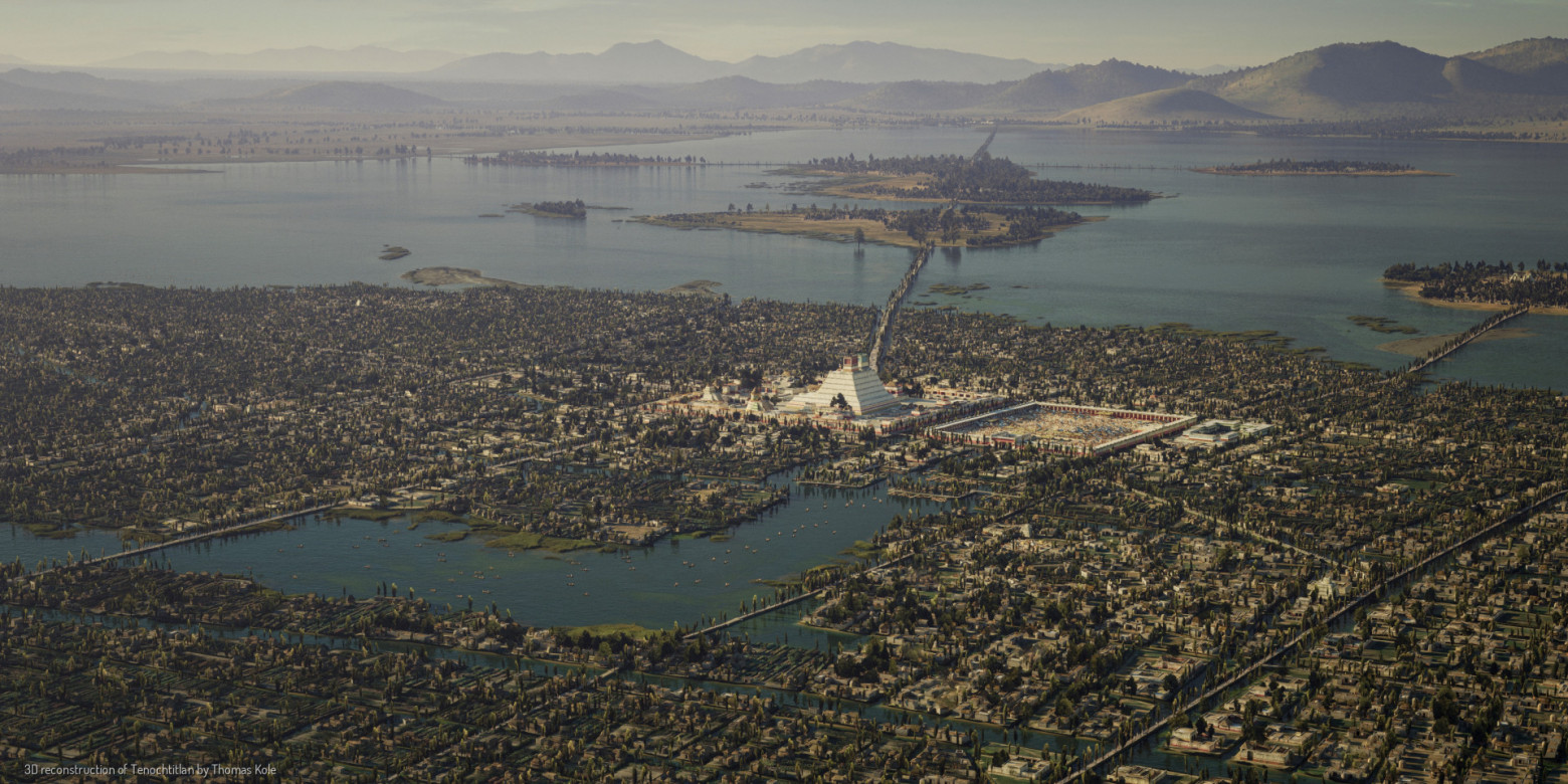 3D-реконструкция древних городов: Теночтитлан-Мехико - 24