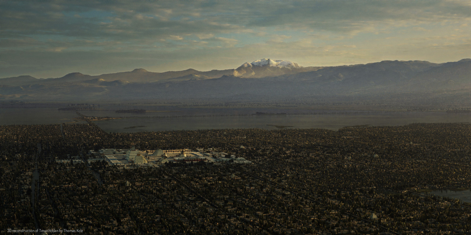 3D-реконструкция древних городов: Теночтитлан-Мехико - 28