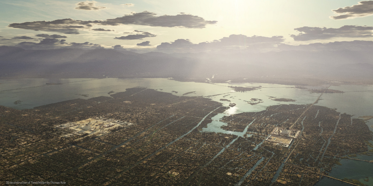 3D-реконструкция древних городов: Теночтитлан-Мехико - 31
