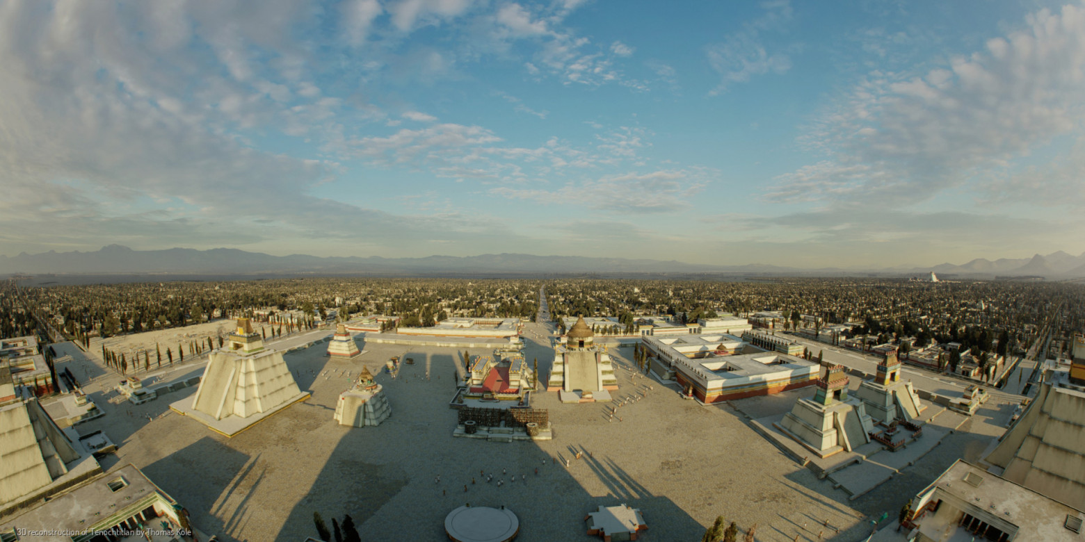 3D-реконструкция древних городов: Теночтитлан-Мехико - 32