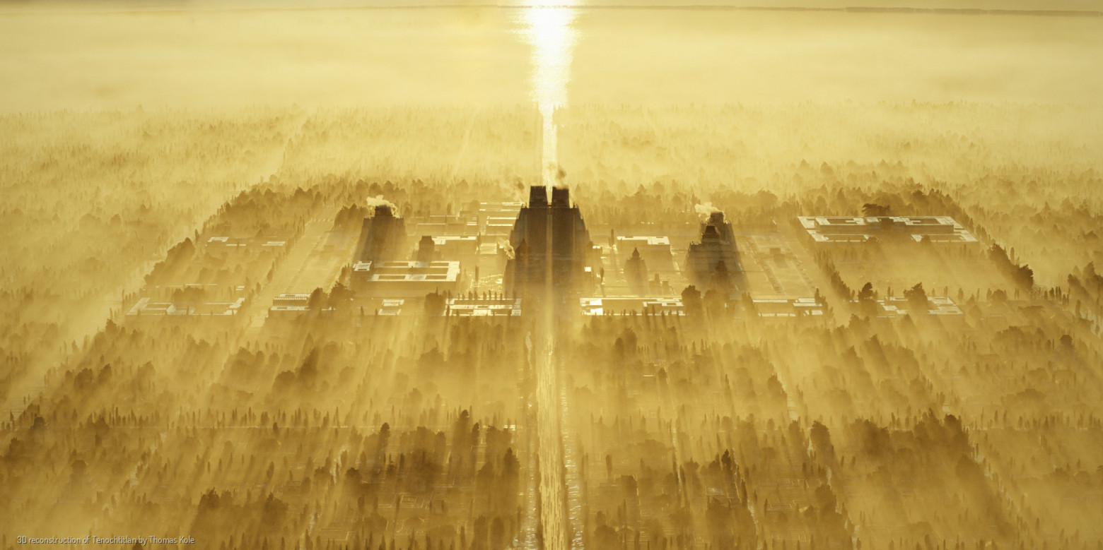3D-реконструкция древних городов: Теночтитлан-Мехико - 33