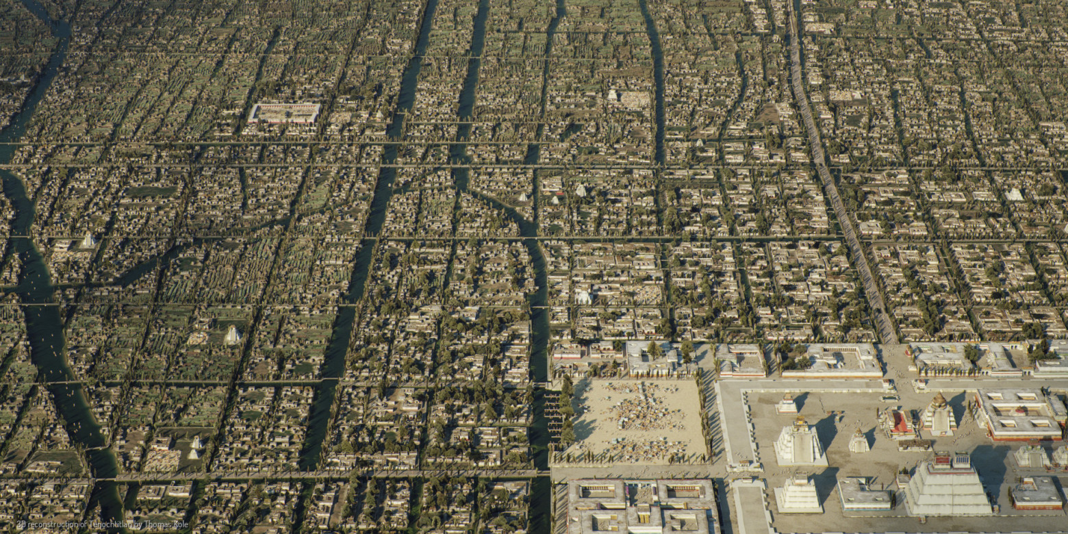 3D-реконструкция древних городов: Теночтитлан-Мехико - 9
