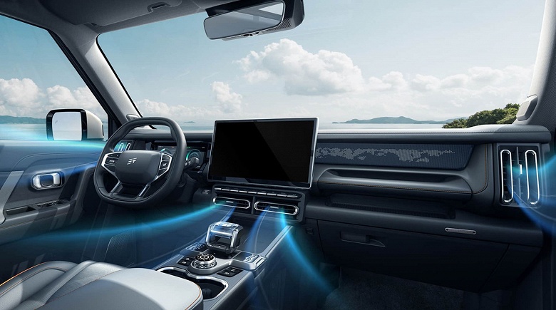 В России — 3,77 млн рублей за 245 л.с., а в Китае — 157,9 тыс. юаней (1,8 млн рублей) за 591 л.с. Представлен Jetour T1 Mountain & Sea, и он может ехать не только на бензине - 3 В России — 3,77 млн рублей за 245 л.с., а в Китае — 157,9 тыс. юаней (1,8 млн рублей) за 591 л.с. Представлен Jetour T1 Mountain & Sea, и он может ехать не только на бензине