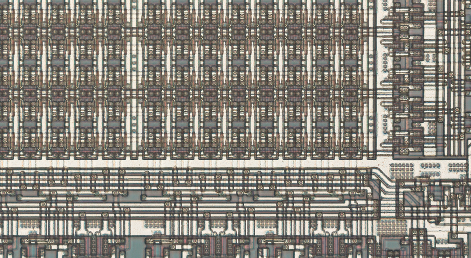 Фрагмент ОЗУ с управляющей логикой