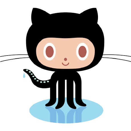 Лого Github - осьминогокошка Мона